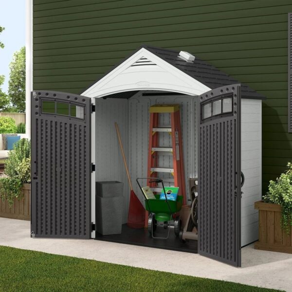 Suncast Vista® 7 ft. x 4 ft. Storage Shed BMS7404