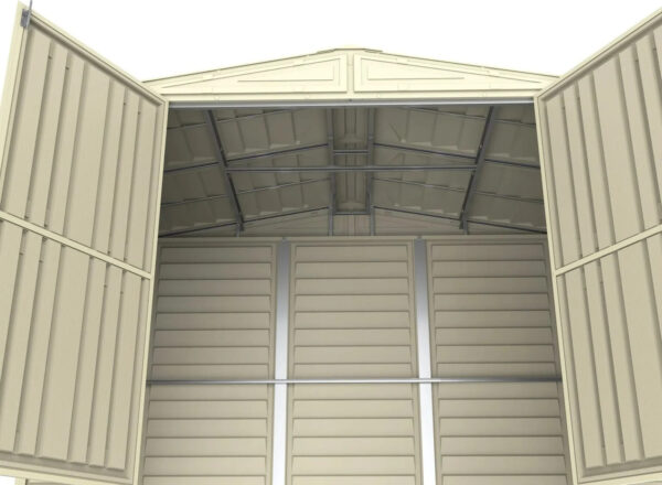 Duramax Duramate. 8’x5.3′ Vinyl Shed w/ Foundation 00184