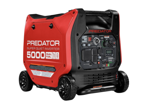 PREDATOR 5000 – 3900/5000W DUAL FUEL INVERTER GENERATOR WITH REMOTE START