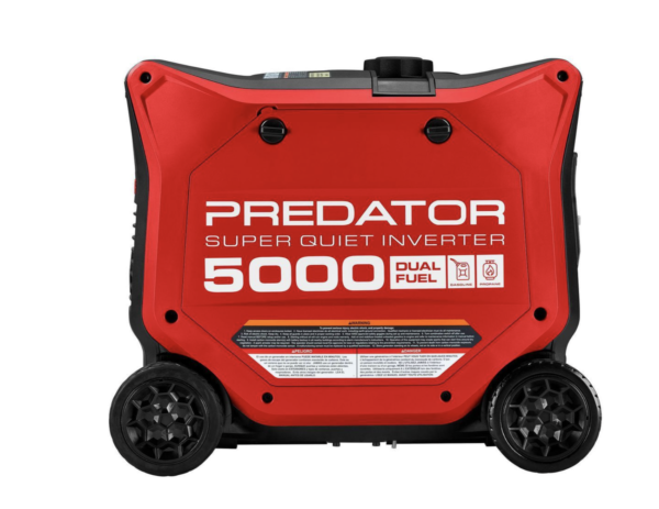 PREDATOR 5000 – 3900/5000W DUAL FUEL INVERTER GENERATOR WITH REMOTE START