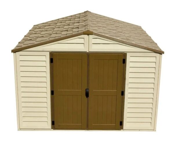 Duramax Woodbridge Plus 10.5’x10′ Shed with Foundation 40224