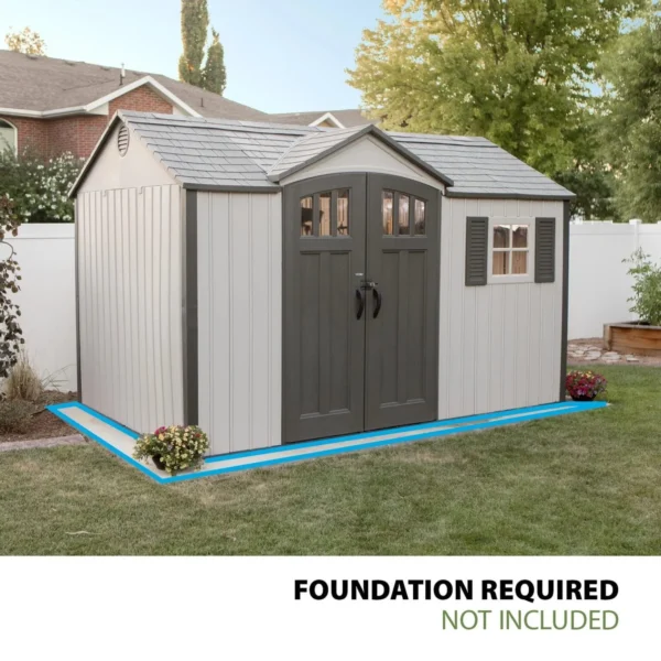 Lifetime 12.5 Ft. X 8 Ft. Outdoor Storage Shed – 60223