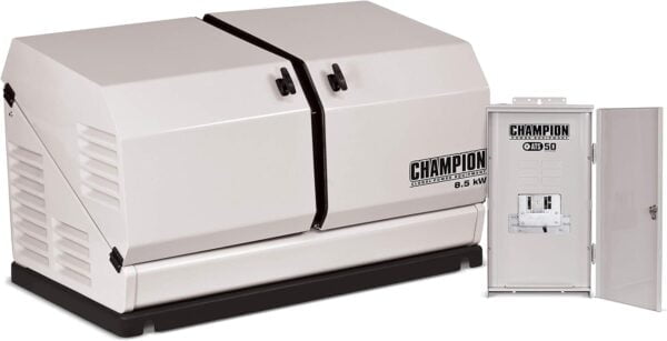 Champion Power Equipment 8.5kW Home Standby Generator with ATS50 Outdoor Rated Automatic Transfer Switch