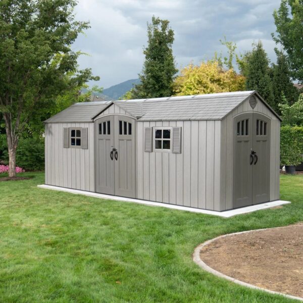 Lifetime 20 Ft. x 8 Ft. Outdoor Storage Shed