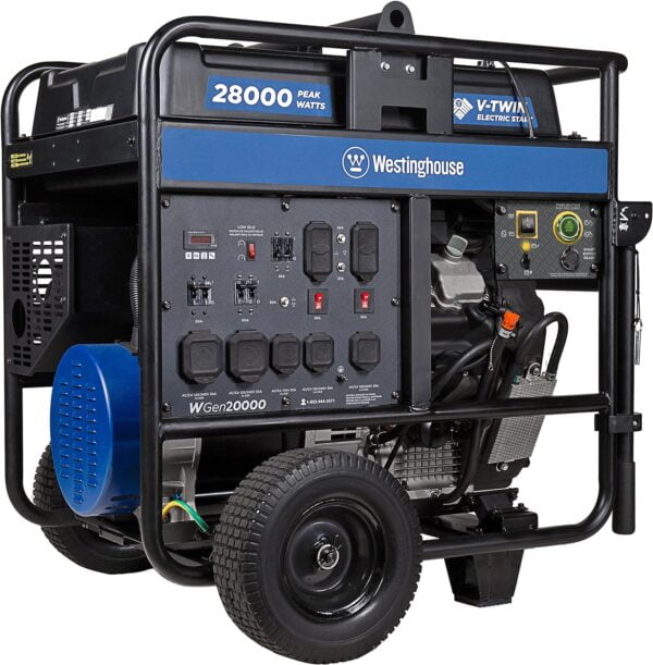 Westinghouse 28,000 Peak Watt Home Backup Portable Generator, Remote Electric Start with Co Sensor