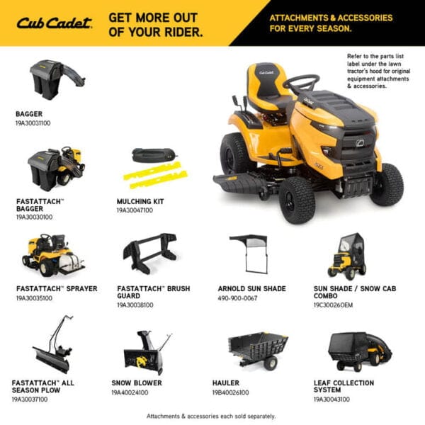 Cub Cadet 46 in. 22 HP Gas XT1 Enduro Series LT Riding Lawn Mower