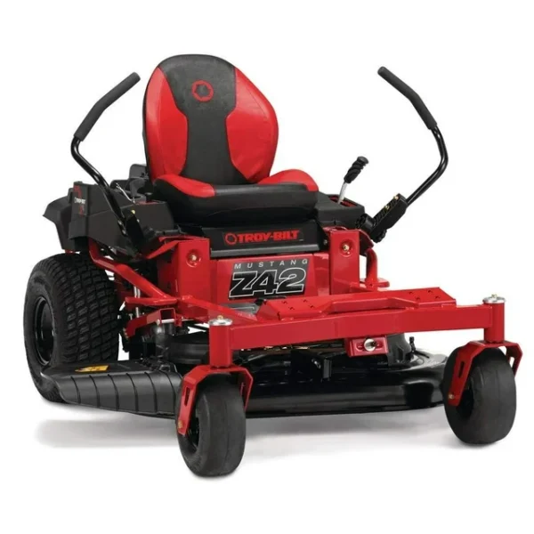 Troy-Bilt Mustang 42 in. 22 HP V-Twin Kohler 7000 Series Engine Dual Hydrostatic Drive Gas Zero Turn Riding Lawn Mower