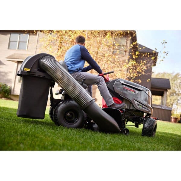 Troy-Bilt Bronco 42E XP 42 in. 56-Volt MAX 60 Ah Battery Lithium-Ion Electric Drive Cordless Riding Lawn Tractor