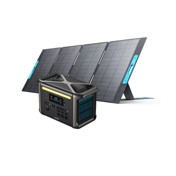 Anker SOLIX F1500 Power Station + 400W Portable Solar Panel