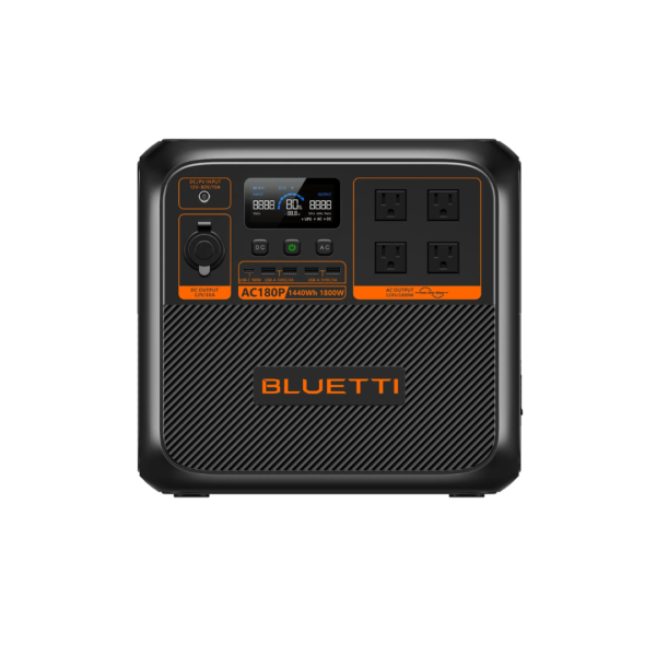 BLUETTI AC180P 1440Wh 1800W Solar Generator Portable Power Station