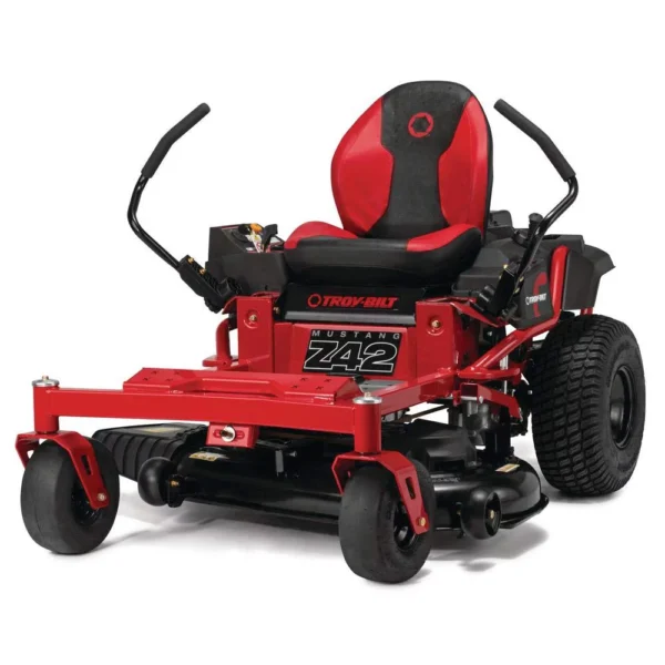 Troy-Bilt Mustang 42 in. 22 HP V-Twin Kohler 7000 Series Engine Dual Hydrostatic Drive Gas Zero Turn Riding Lawn Mower