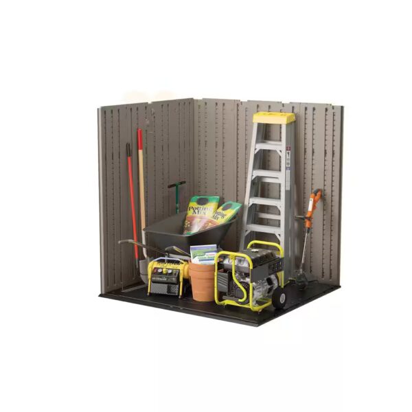 Suncast Everett® 6 ft. x 5 ft. Storage Shed – Dark Taupe BMS6511