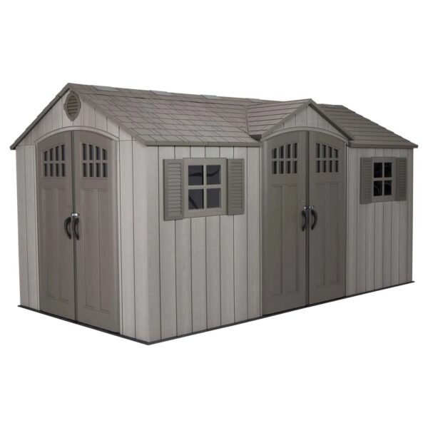 Lifetime 15 Ft X 8 Ft Outdoor Storage Shed – 60318