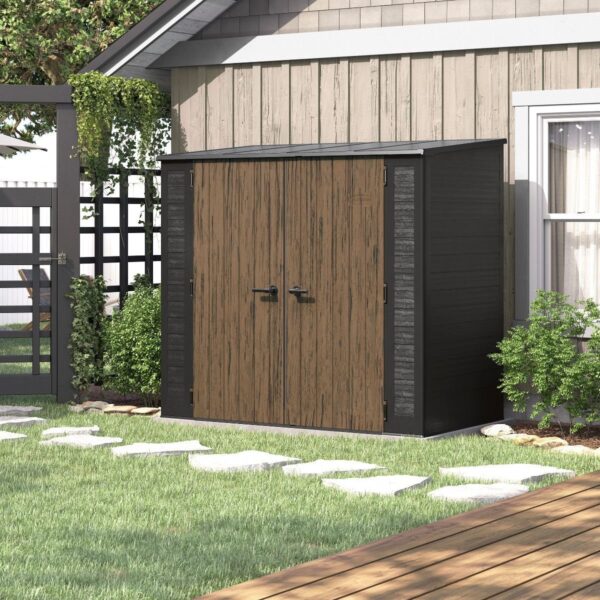 Suncast Modern 7 ft. x 4 ft. Storage Shed BMS7481