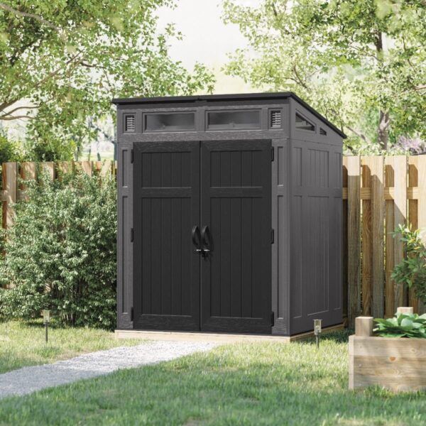 Suncast Modernist® 6 ft. x 5 ft. Storage Shed BMS6583T