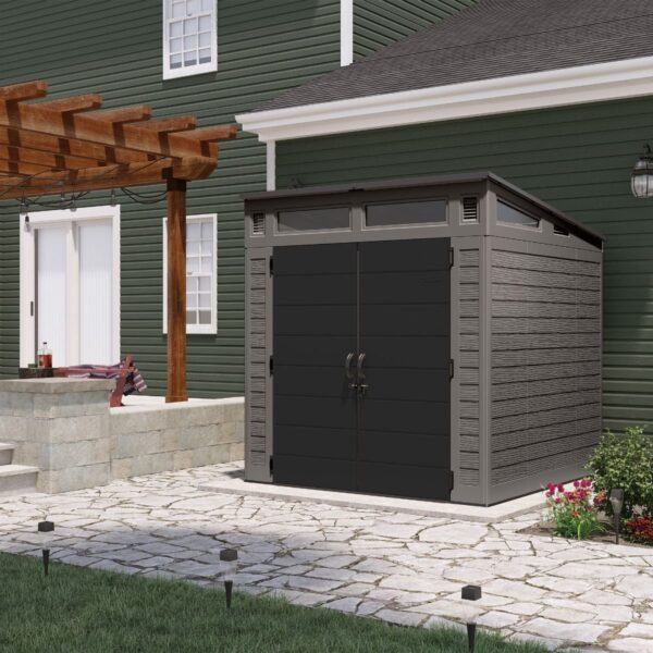 Suncast Modernist® 7 ft. x 7 ft. Storage Shed BMS7782