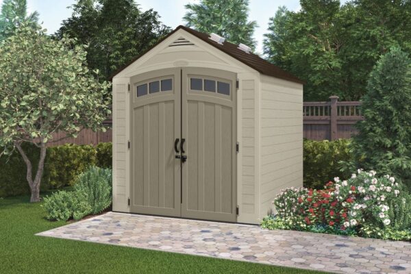 Suncast Vista® 7 ft. x 7 ft. Storage Shed BMS7702