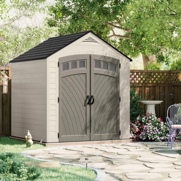 Suncast Vista® 7 ft. x 7 ft. Storage Shed BMS7705